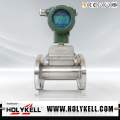 Intelligent hot turbine type water or gas air flow meter